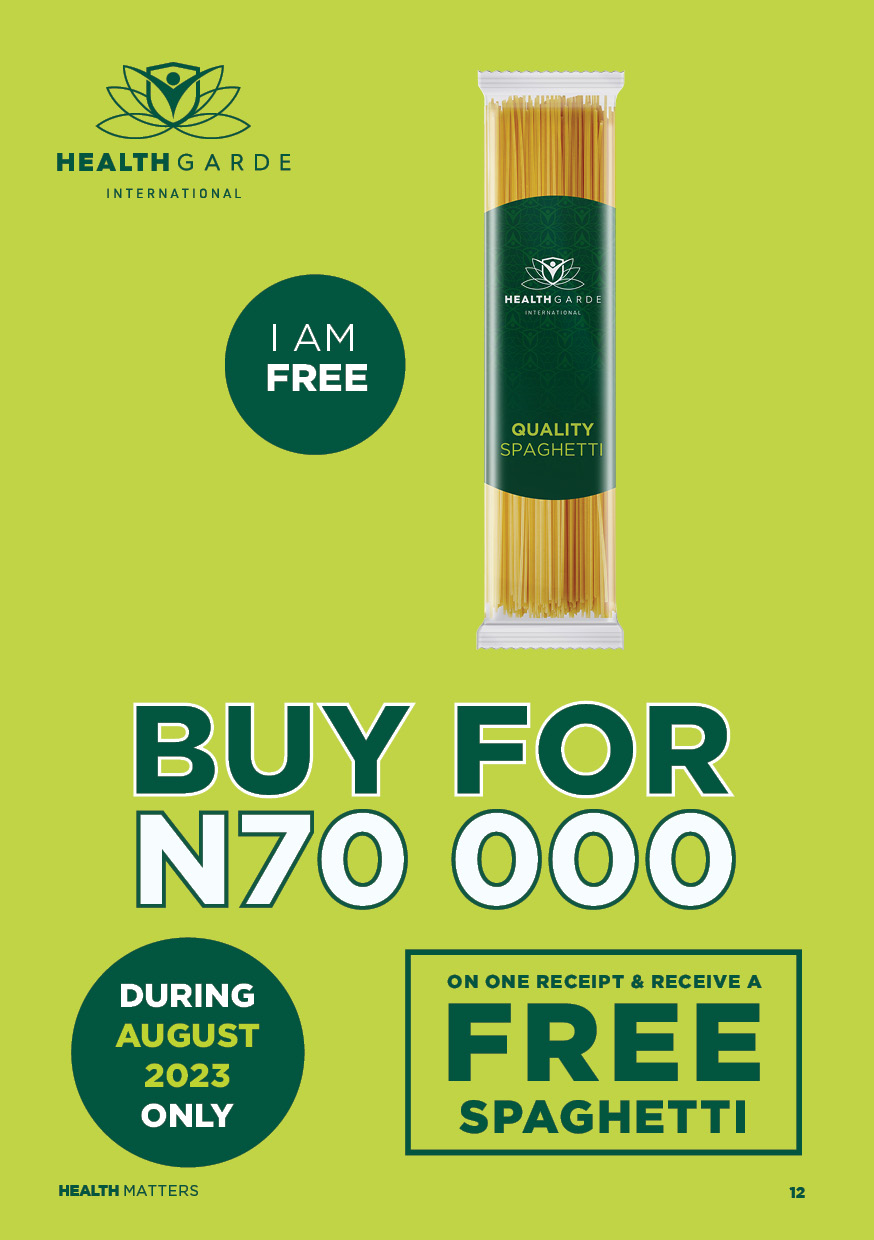 HEALTHGARDE Health Matters - August 2023 - NIGERIA 13