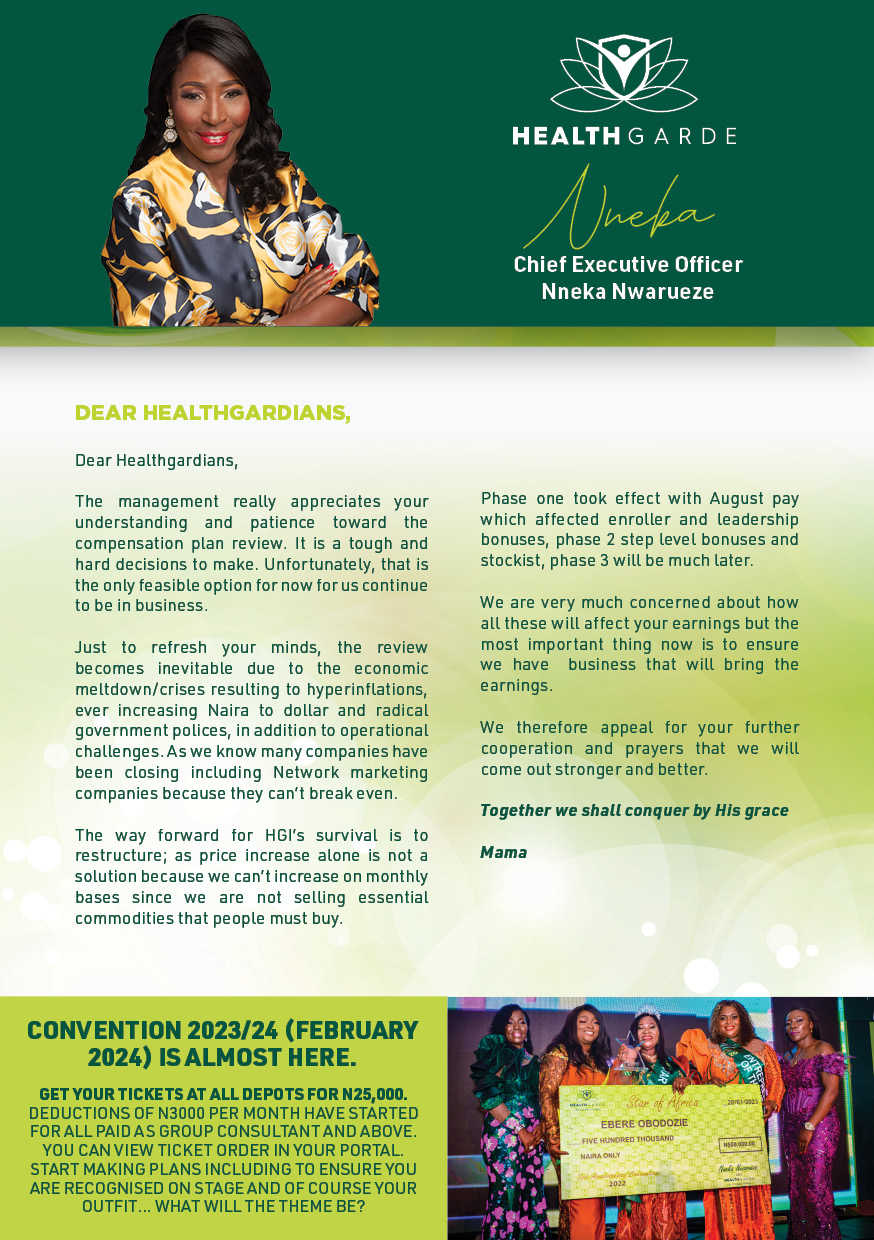HEALTHGARDE Health Matters - Octover 2023 - NIGERIA 2